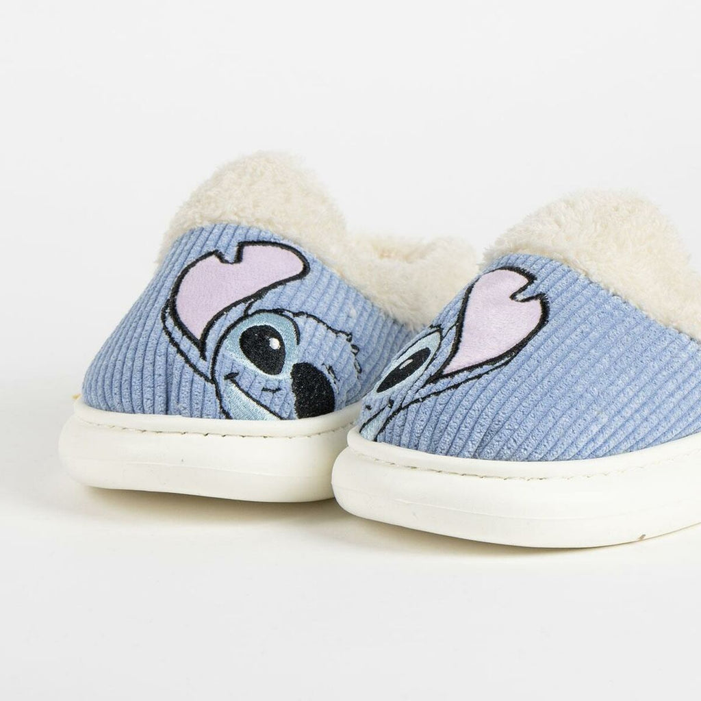 House Slippers Stitch Blue-8