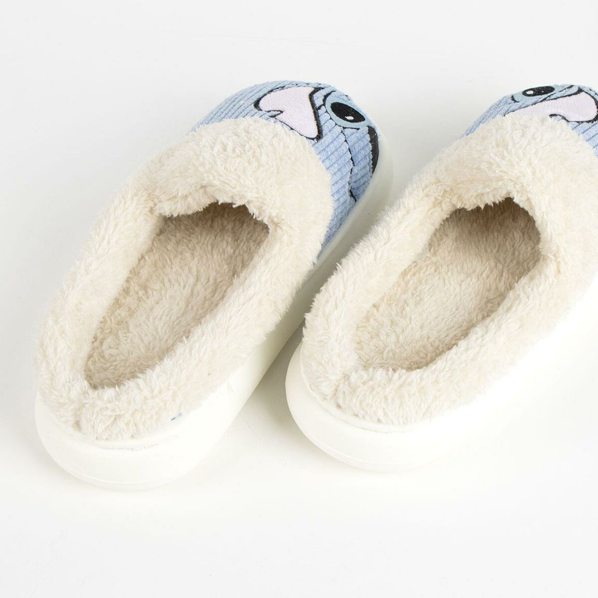 House Slippers Stitch Blue-6