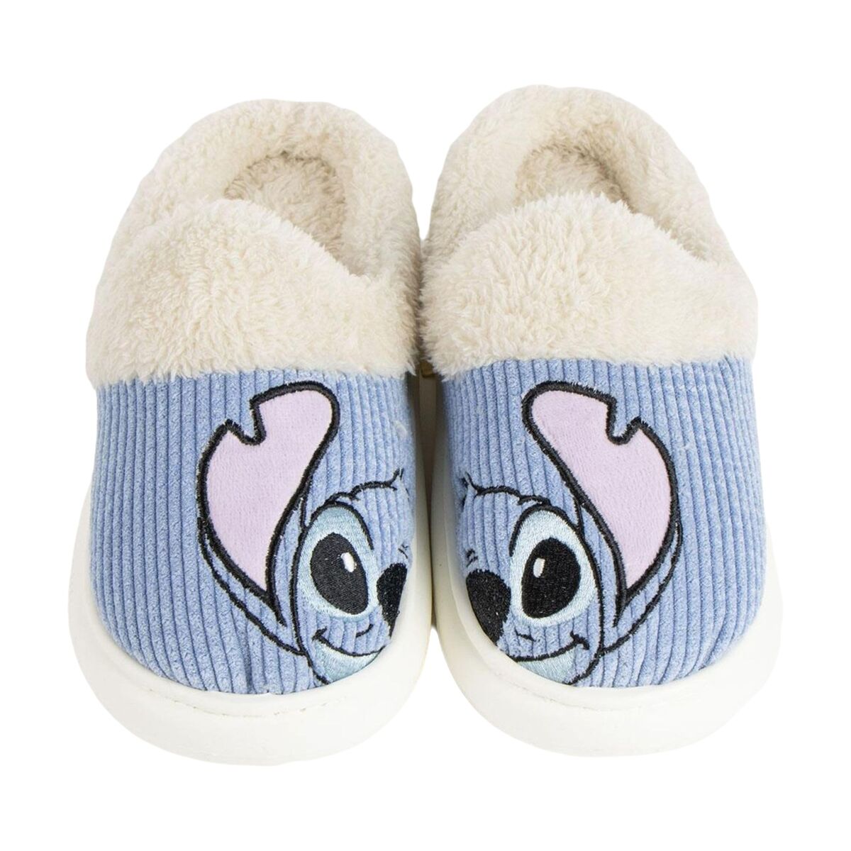 House Slippers Stitch Blue-0