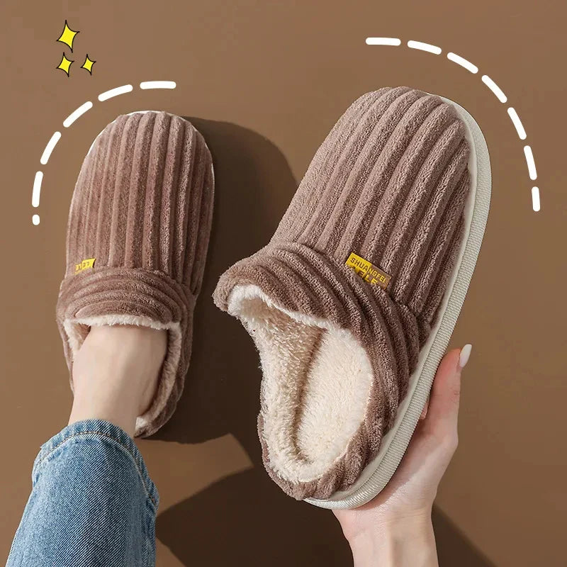 Warm and Breathable Non-Slip Slippers for Adults-5