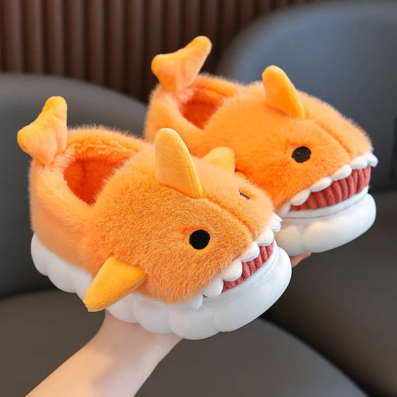Padded Non-Slip Shark Slippers for Children and Kids multivariant-6