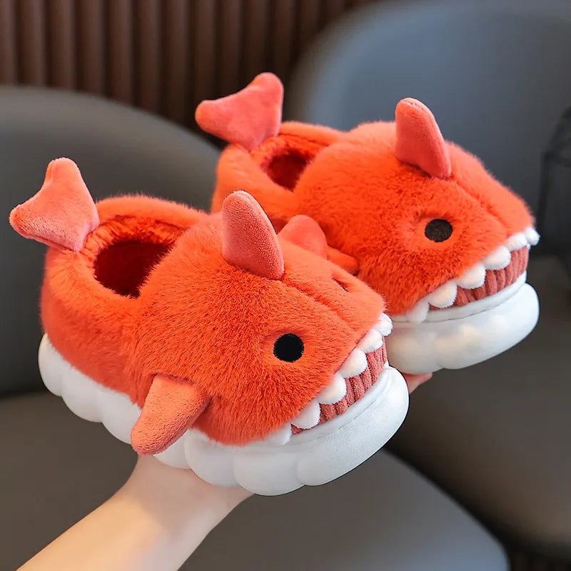 Padded Non-Slip Shark Slippers for Children and Kids multivariant-7