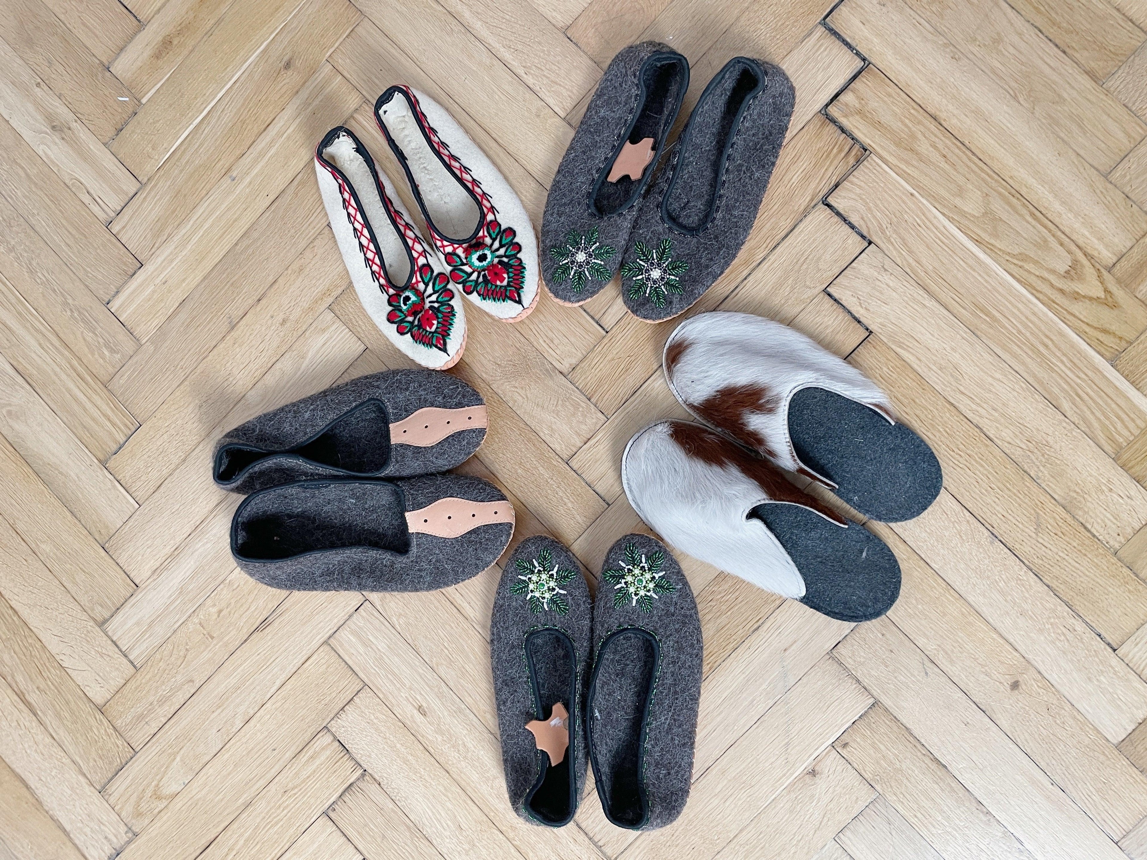 Adult Woolen Slippers (felt)-4